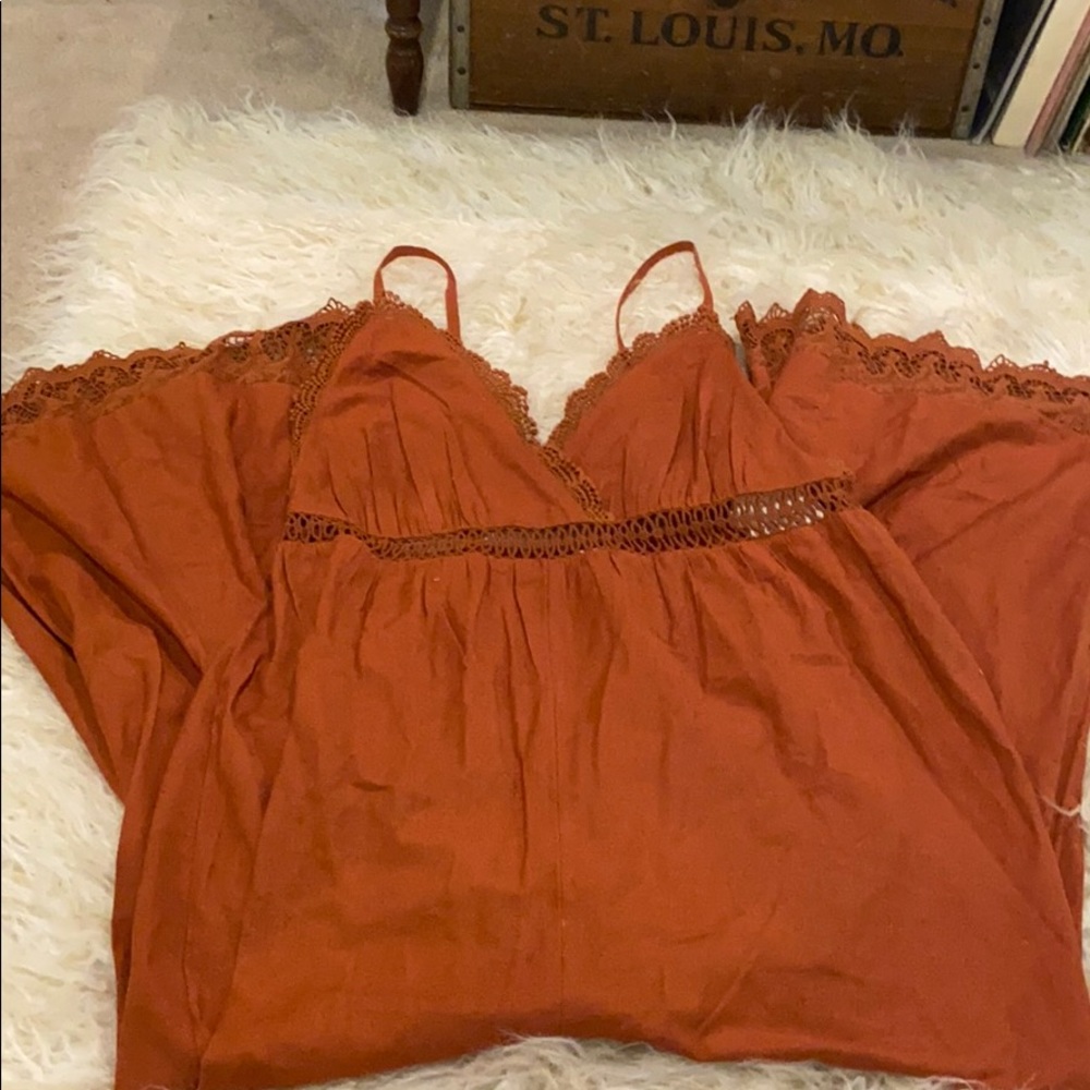 Copper billabong jumpsuit